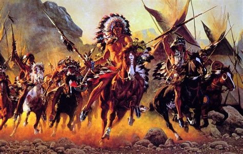 To Battle Native American Paintings, Native American Pictures, Indian ...