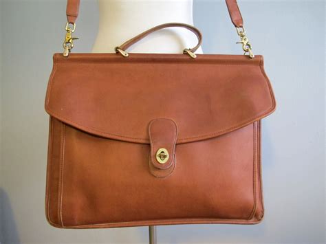 Vintage COACH Briefcase XL in British Tan