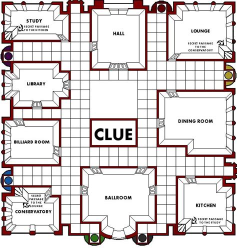 Clue: Tudor Mansion | Clue games, Clue board game, Printable board games