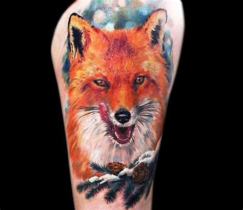 Fox tattoo by Valentina Ryabova | Post 11842