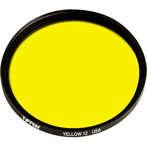 Tiffen #12 Yellow Filter (49mm) 49Y12 B&H Photo Video