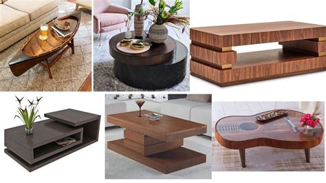 Stylist wooden center table design ideas/ Contemporary wooden center ...