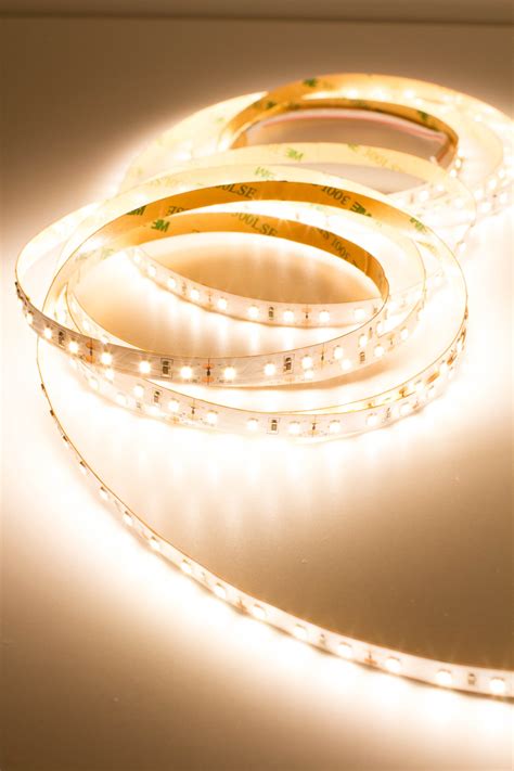 12v 2835 Series CRI 95 3000k Warm white color LED strip light + Alumin ...