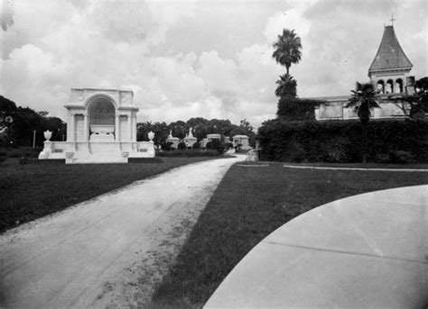 Entering Metairie Cemetery 1930s