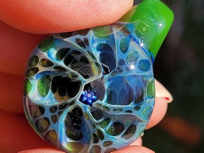 Jewelry :: Necklaces :: Pendant Necklaces :: Implosion glass pendant ...