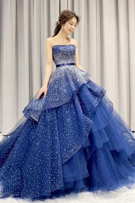 Royal Blue Wedding Dress Prom Ball Gown - Gown Season