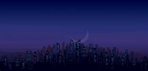 modern night city skyline landscape background 2116398 Vector Art at ...