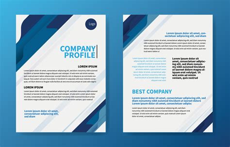 Company Profile Template 3353818 Vector Art at Vecteezy