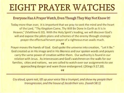 Understanding The 8 Prayer Watches Pdf - pdfjuld