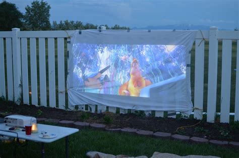 Diy Projector Screen Frame Pvc / Outdoor Screen made with Gemmy - AVS ...