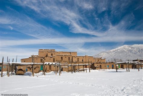 Taos Pueblo in Winter, New Mexico - a photo on Flickriver