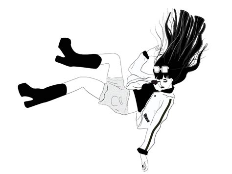 Falling Girl by eve_agram on Dribbble