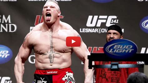 Brock Lesnar vs Mark Hunt weigh in results, full video replay for UFC ...