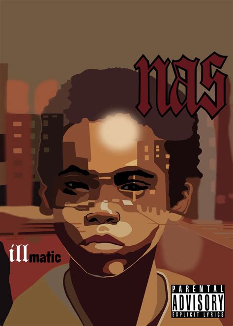 'NAS ILLMATIC' Poster, picture, metal print, paint by TroisiemeOeil ...