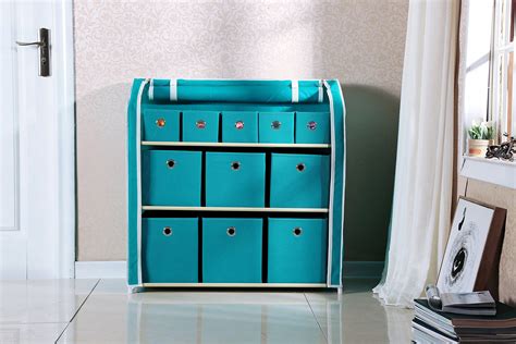 Homebi Multi-Bin Storage Shelf 11 Drawers Storage Chest Linen Organizer ...