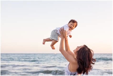 Baby and Mom at the Beach by Just Maggie Photography - Los Angeles Baby ...