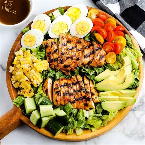 Grilled Chicken Salad - Healthy & Delicious! - Gimme Some Grilling