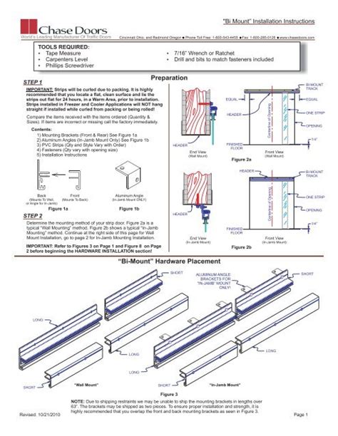 Econo Max Installation Instructions - Chase Doors