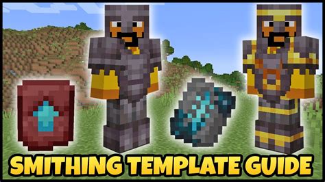 Minecraft SMITHING TEMPLATE Guide - YouTube