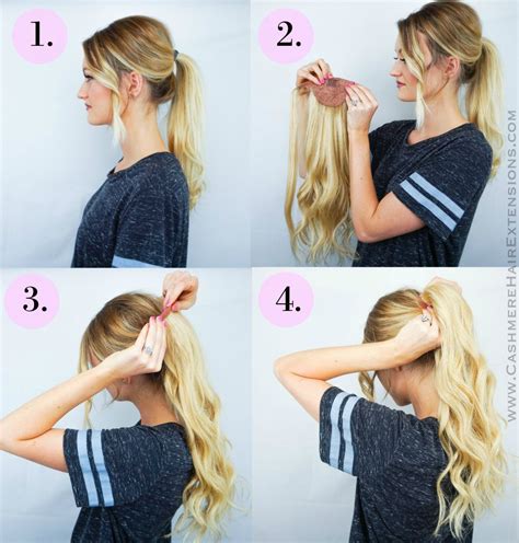 Unique How To Put Clip In Extensions In A Ponytail With Simple Style ...