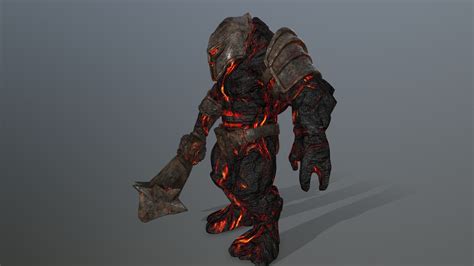 ArtStation - lava monster | Game Assets