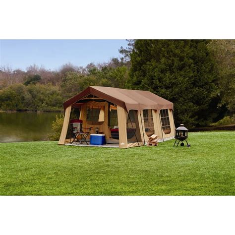 Northwest Territory Front Porch Cabin Tent 10 Person 20 ft x 10 ft ...