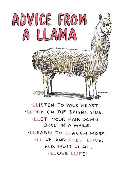 Llama Self Care Cubicle Decor Philosophy Peru Mental - Etsy | Llama ...