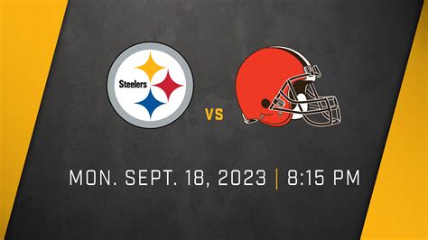 Pittsburgh Steelers vs. Cleveland Browns - Acrisure Stadium in ...