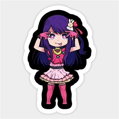 Oshi no Ko - Ai Chibi -- Choose from our vast selection of stickers to ...