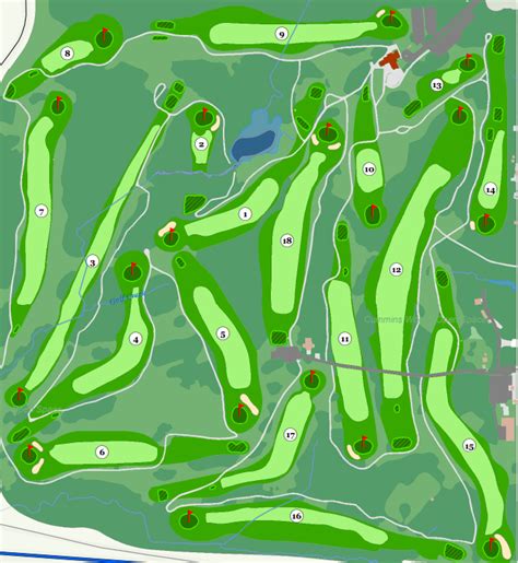 Course Layout - Golf Wave Land