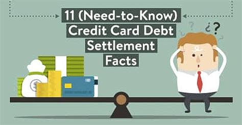 11 (Need-to-Know) Credit Card Debt Settlement Facts