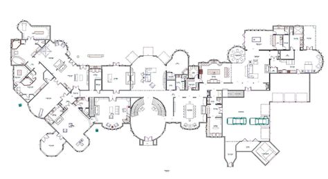 Biggest Mansion Floor Plans - Image to u