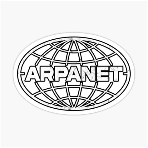 "ARPANET | Packet-Switching Networks | Internet Precursor" Sticker for ...