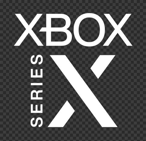 White Microsoft Xbox Series X Logo | Citypng