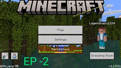 Minecraft#gameplay episode -2😃. - YouTube