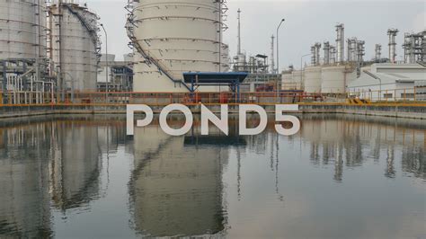 Tank storage with fire water pond in the plant Stock Footage,#fire# ...