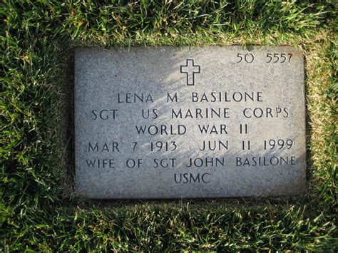 Sgt Lena Mae (Riggi) Basilone - Women Marines Association