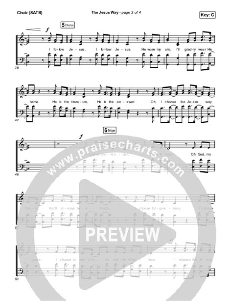 The Jesus Way Choir Sheet Music PDF (Phil Wickham) - PraiseCharts