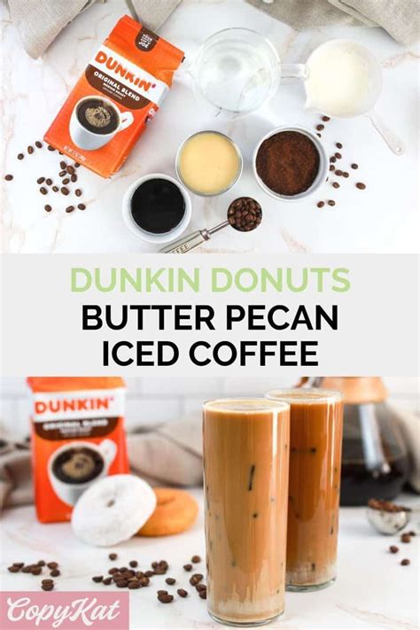 Dunkin Donuts Butter Pecan Iced Coffee | CopyKat Recipes