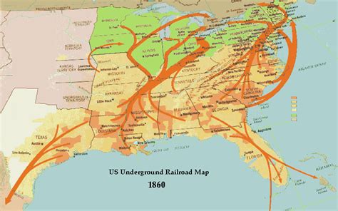 Underground Railroad Maps