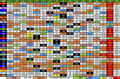 Nfl Schedule 2023 2024 Season Printable Pdf