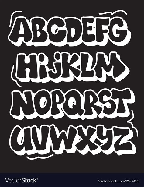 Graffiti Alphabet Fonts Styles - art-fidgety