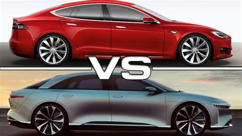 2019 Lucid Air vs 2017 Tesla Model S P100D - YouTube