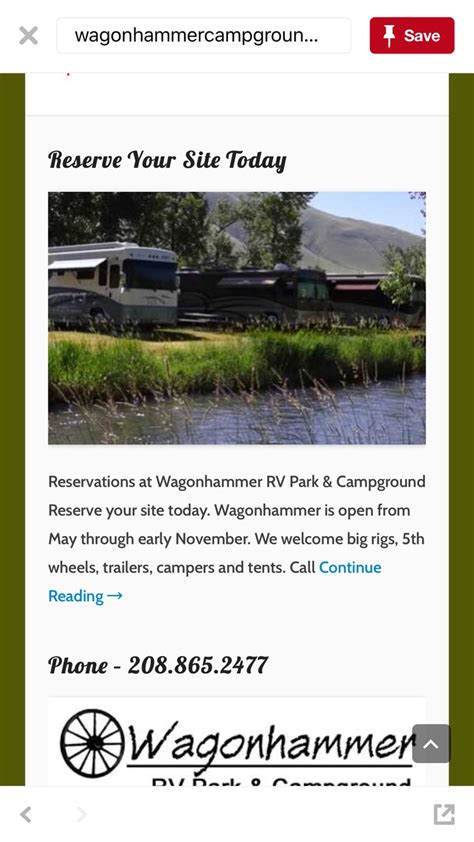 Idaho Salmon RiverRV camping | Rv parks, Rv camping, Camping