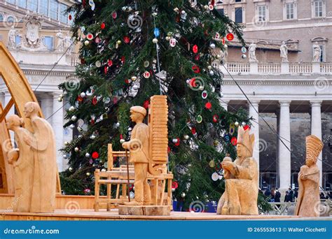 Vatican City, Holy See - Christmas Nativity Scene in the Vatican at ...