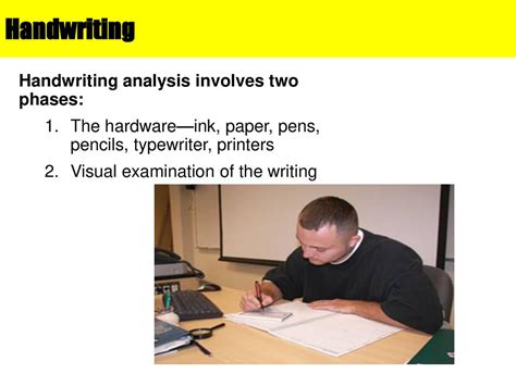 CHAPTER 16 – HANDWRITING & DOCUMENT ANALYSIS - ppt download