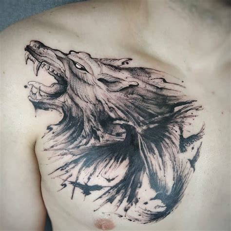 Discover 73+ angry wolf tattoo best - in.cdgdbentre