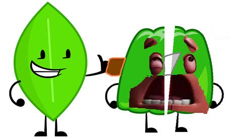 BFDI Leafy kill Gelatin by TheEmojiFag666-DATP on DeviantArt