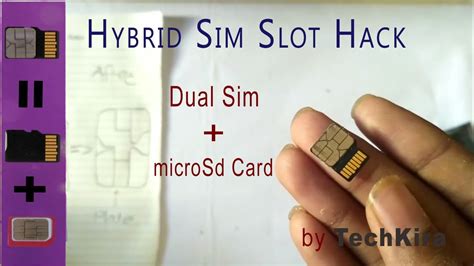 Hybrid Sim Slot Hack (How to Use Two SIM Cards Along with microSD Card ...