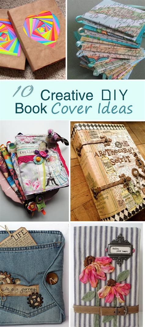 10 Creative DIY Book Cover Ideas - Hative